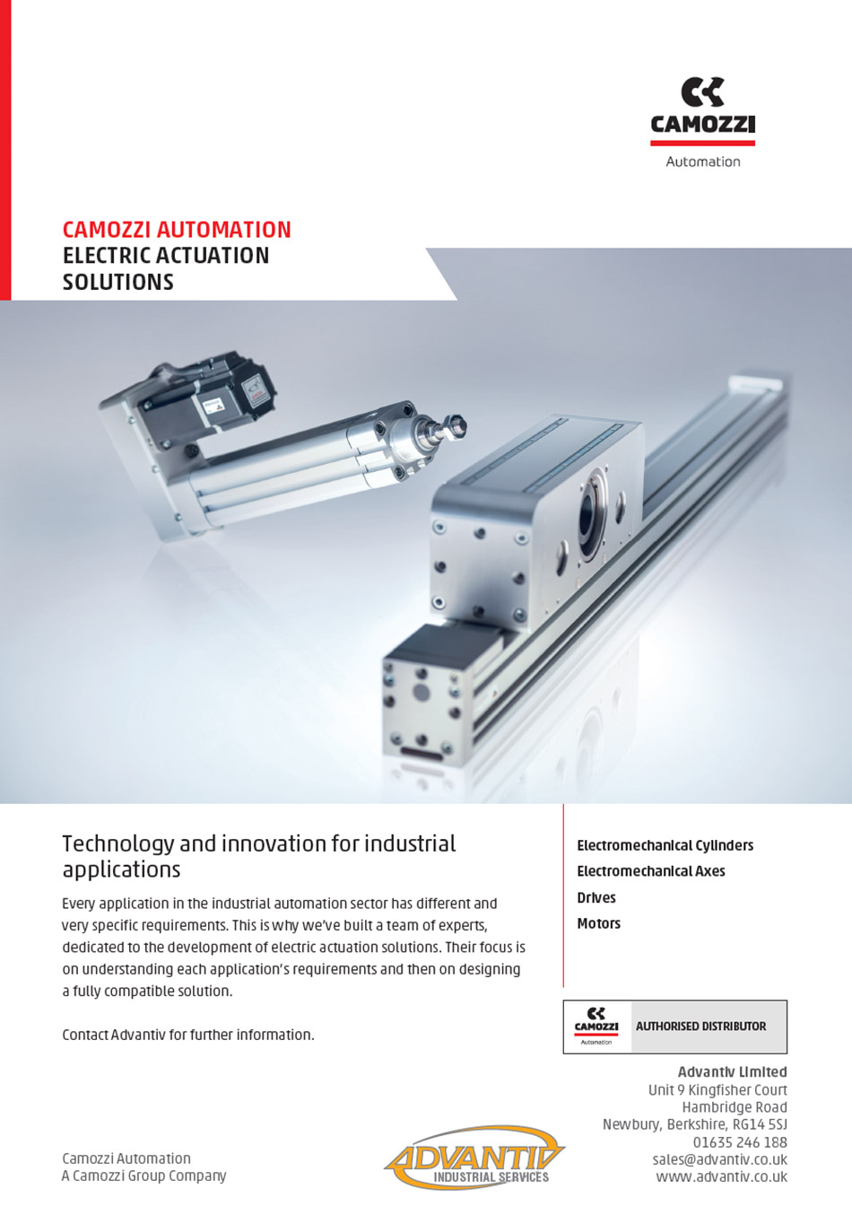 Downlaod: Electric Actuation Drives Brochure