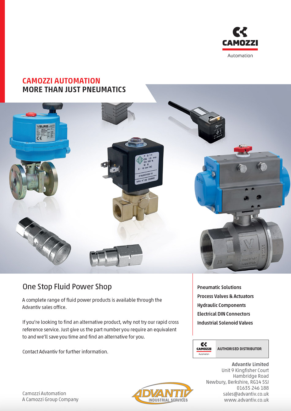 Download: Camozzi - More Than Just Pneumatics Brochure
