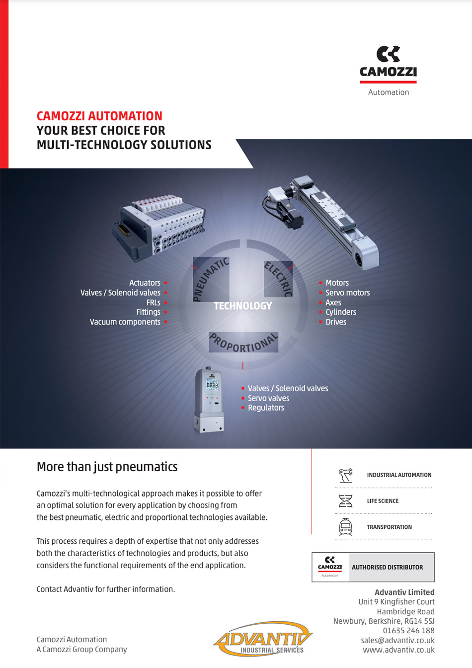 Download: Camozzi - Multi-Tech Solutions Brochure