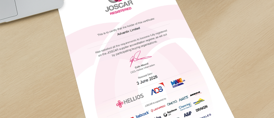 Advantiv Achieves Prestigious JOSCAR Accreditation for 2025